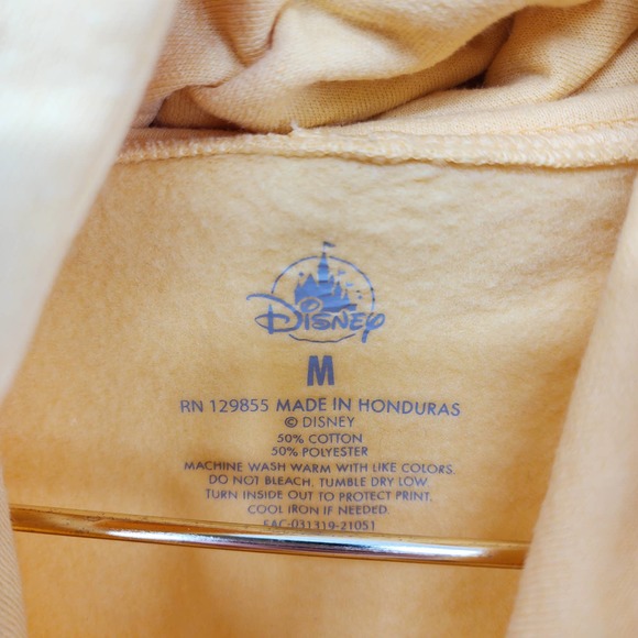 Walt Disney World Yellow Rainbow Hoodie Size Medium - Picture 2 of 6